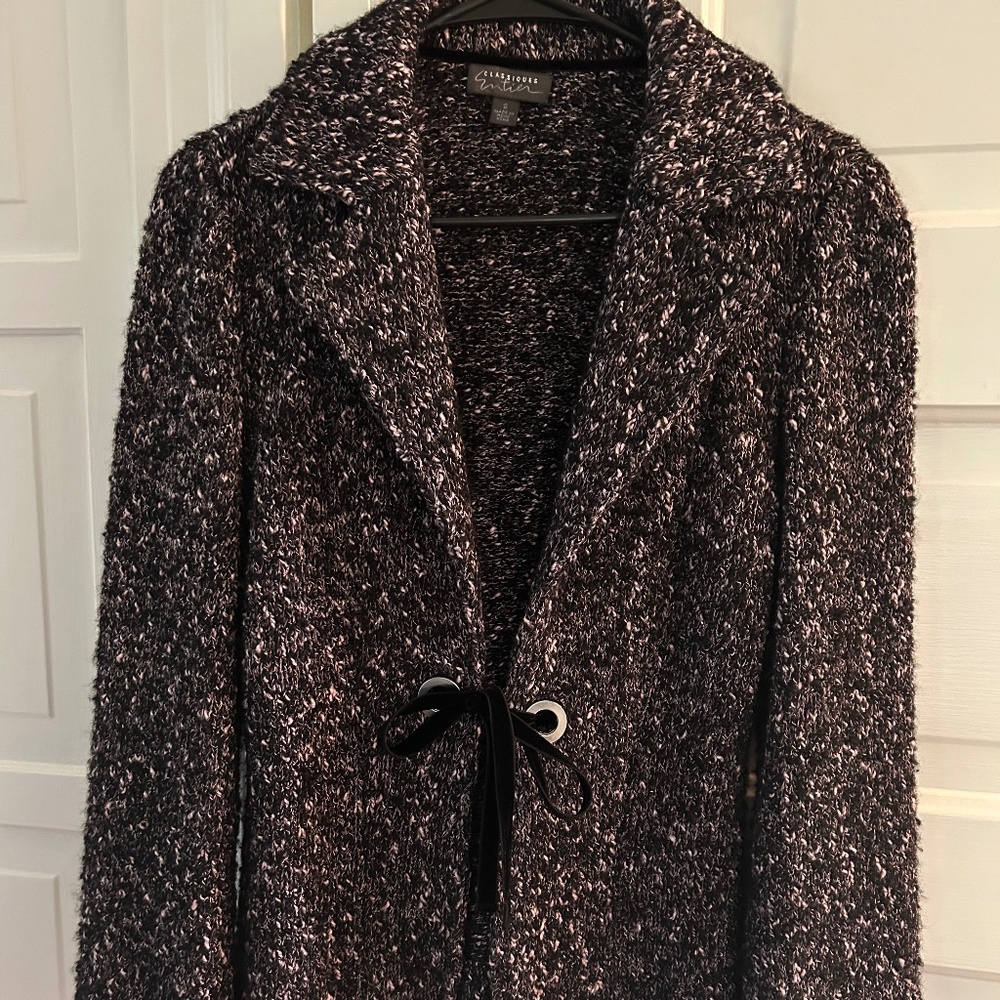 Classiques Entier cotton and wool blend blazer.